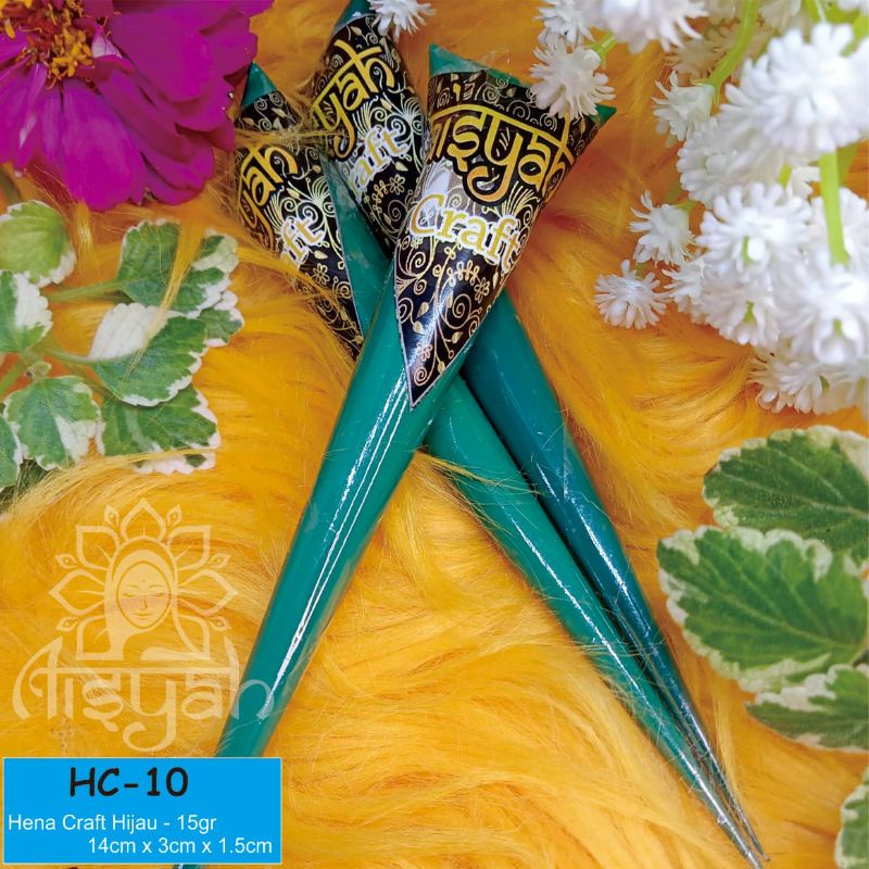 

Henna Craft Hijau Tua 1pcs/HENA UTK BENDA