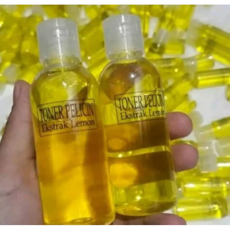 BISA COD Toner Pengglowing & Pelicin Wajah Extra Lemon 1000% Ori Menglowingkan Wajah