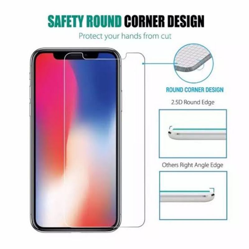 TEMPERED GLASS BENING BIASA ( IPHONE ) X/XS/11 PRO/XR/IPHONE 11/XS MAX/11 PRO MAX ANTI GORES IPHONE