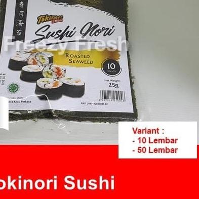 

♗ NORI TOKINORI SUSHI NORI 10/50 lbr ROASTED SEAWEED RUMPUT LAUT PANGGNG ✸