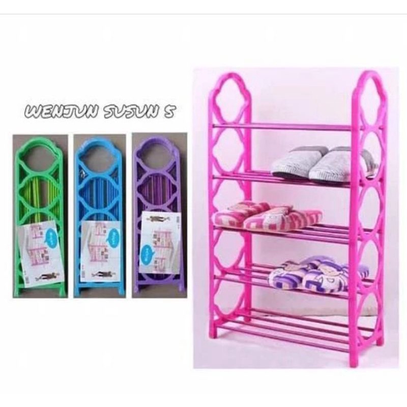 Rak Sepatu Portable , Rak Sepatu Susun,  Rak Sepatu Besi