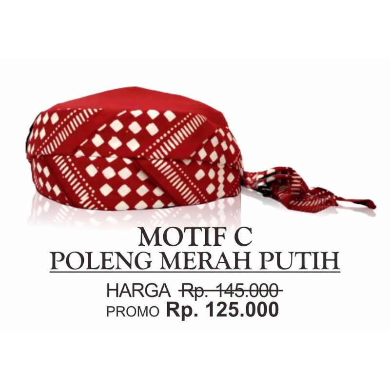 BEST SELLER PECI JOGOKARIYAN MOTIF BATIK KHAS YOGYAKARTA