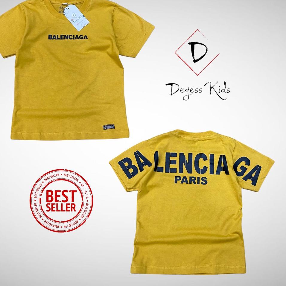 KAOS ANAK BRAND PREMIUM BALENCIAGA, KAOS ANAK, KAOS DISTRO, KAOS ANAK, USIA 1-12 TAHUN –TRA.19Au22o
