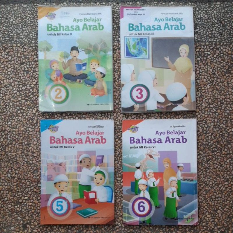 Jual Buku Ayo Belajar Bahasa Arab Mi Kelas 23456 Kurikulum 13 Kma 2019 Erlangga Shopee 