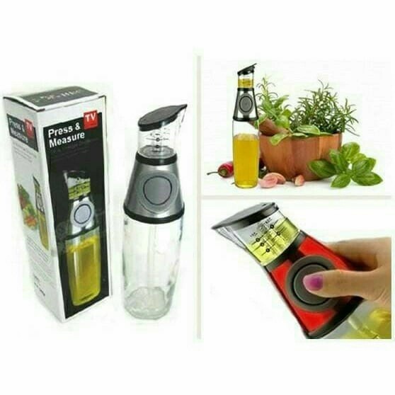 

botol minyak goreng/press n measure oil Bisa COD