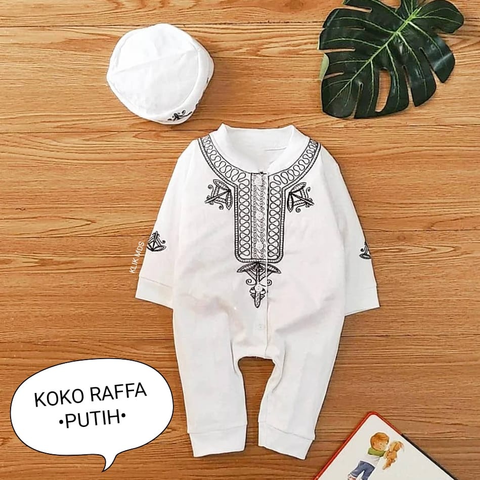 Klik Mds Jumper Koko Anak Bayi Laki-laki Raffa 113 Free Peci