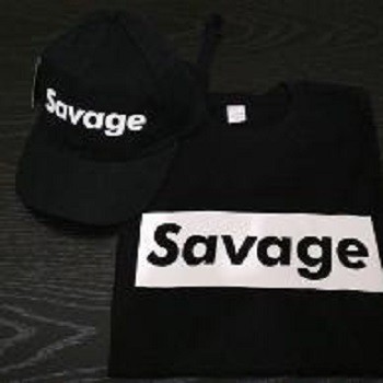 KAos Tshirt Baju Combed 30S Distro SAVAGE + TOPI SAVAGE MOBILE LEGEND