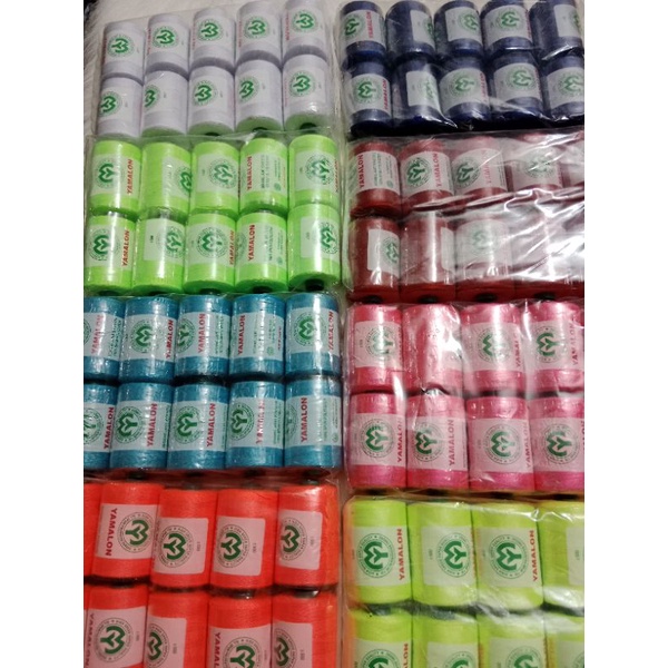 Benang Yamalon No 8 Paket isi 2 / Benang Jeans Merk Yamalon / Benang jahit / Benang ikat kelayang