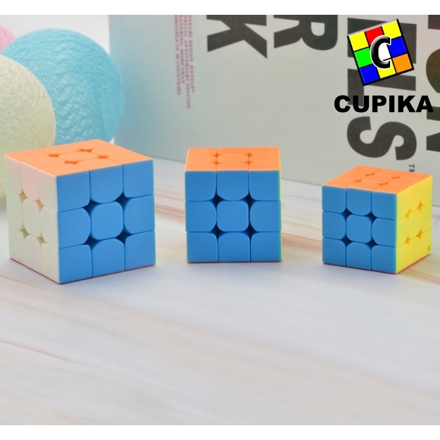 Rubik 3x3 meilong Gantungan Kunci 3 cm Kotak stickerless termurah