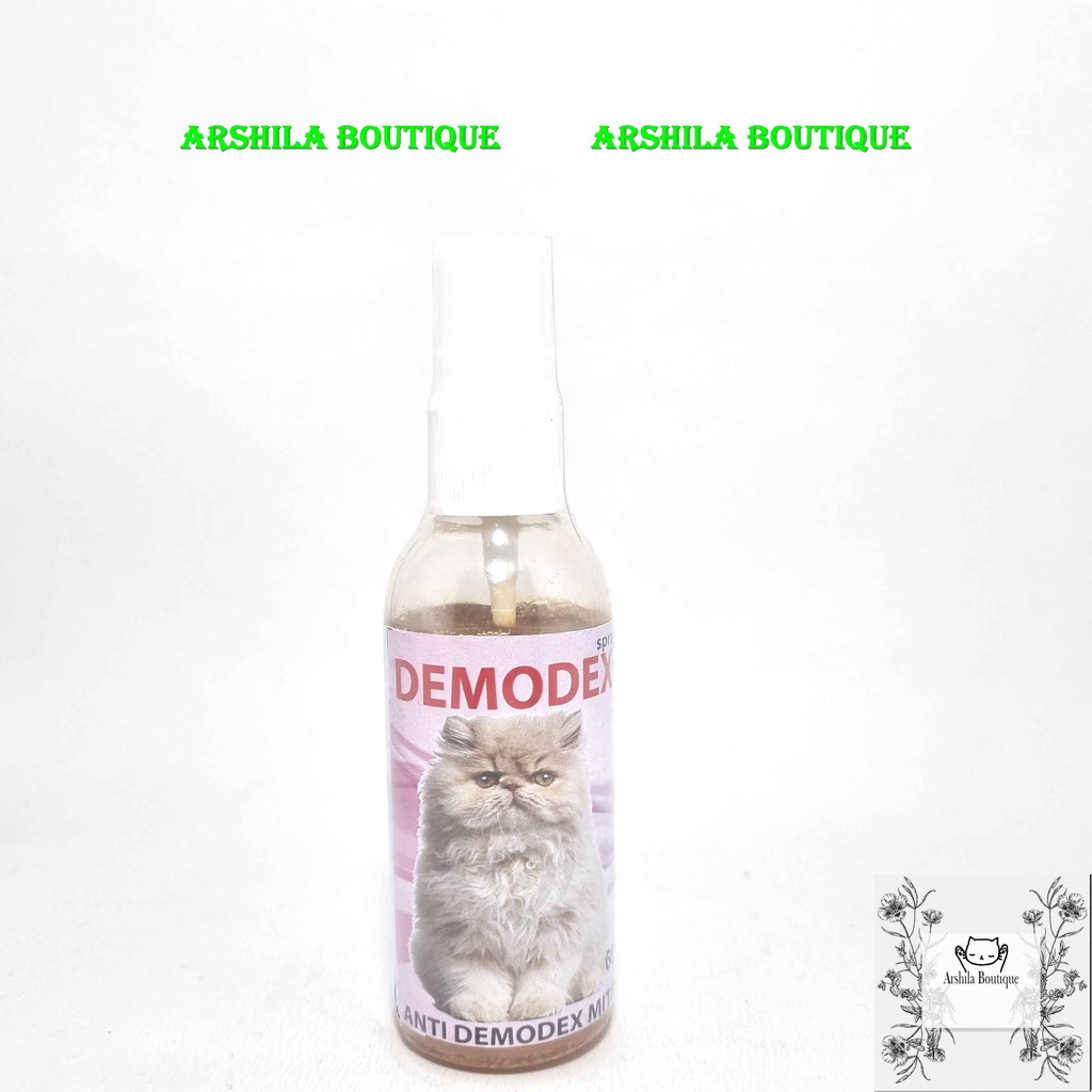 Demodex Cat Spray - Obat Anti Kutu Tungau Kucing