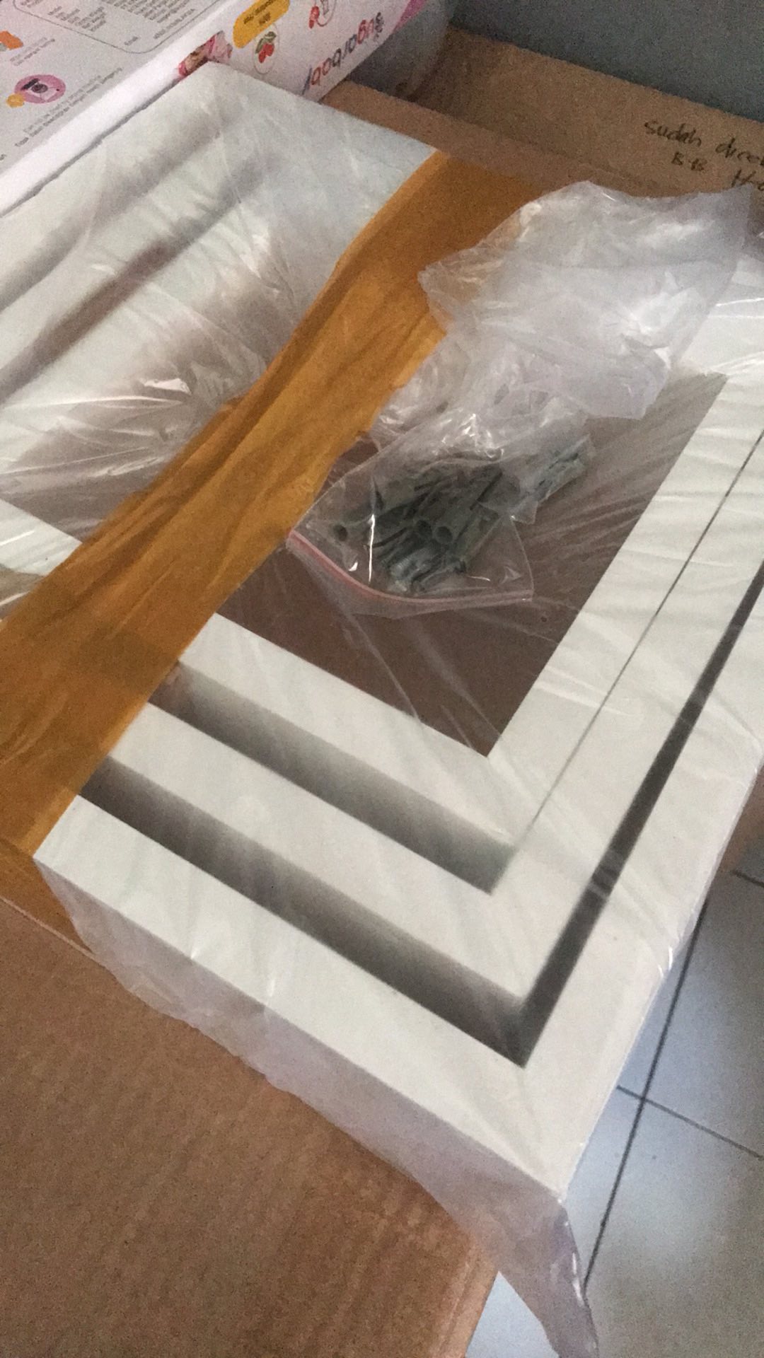 Rak Dinding Kotak Persegi 3 Pcs [ 30 Cm 25 Cm 20 Cm]