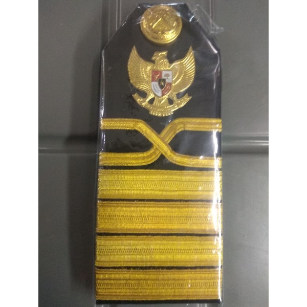 Tanda/Aksesoris/Atribut Pangkat/Evolet Pelayaran/Pelaut/Nakhoda PDU Pandu Tingkat/Strip/Balok 4