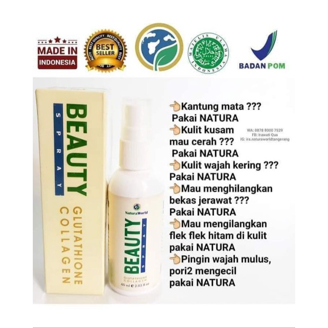 NATURA BEAUTY SPRAY Glutathione Collagen