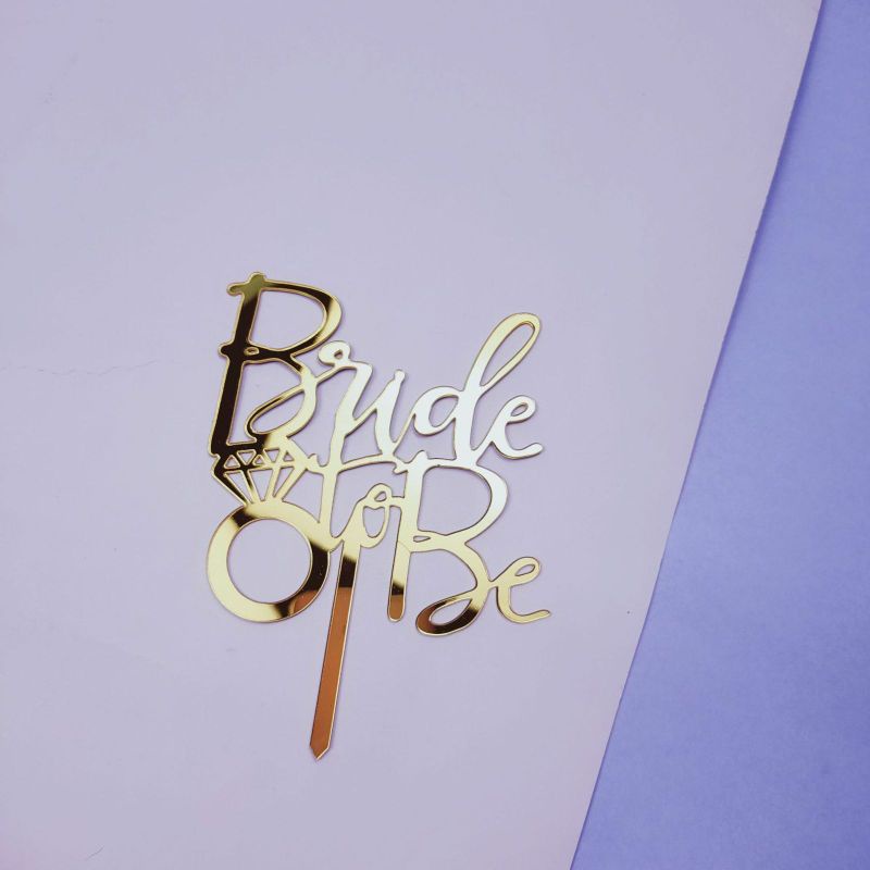 Cake topper Bride to be