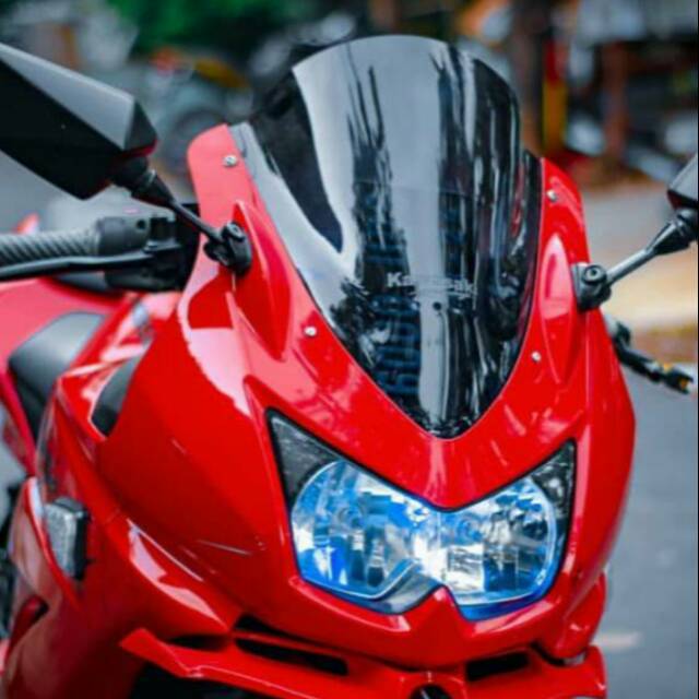 Visor ninja 250 karbu windshield ninja 250 karbu