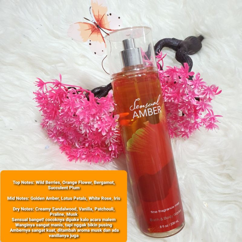 BBW BATH AND BODY WORKS SENSUAL AMBER 236ML