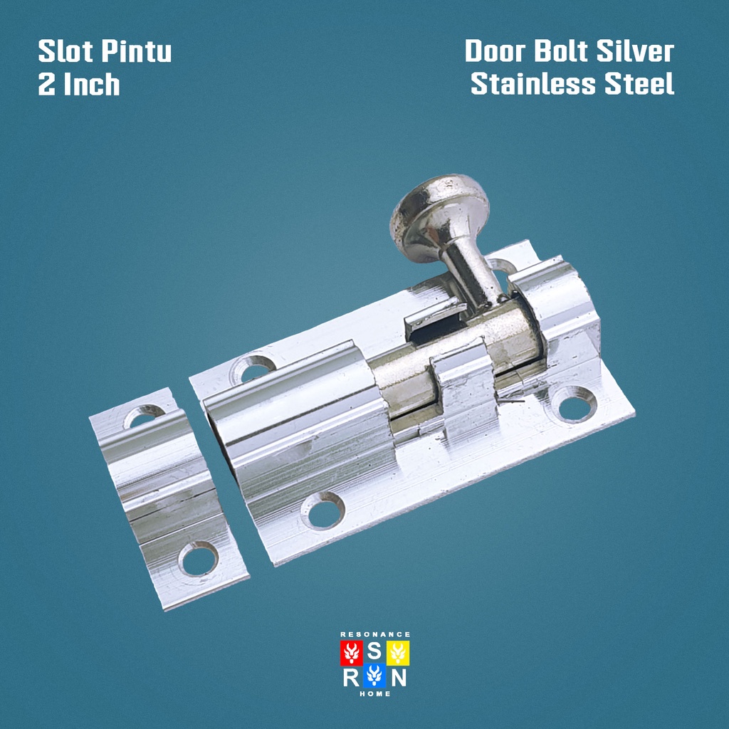 Slot Pintu / Jendela Plat Tebal Grendel 2 Inch Resonance Home