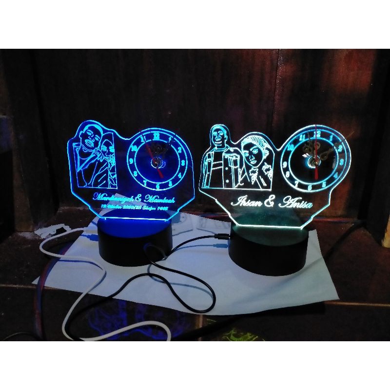 Lampu hias akrilik custom