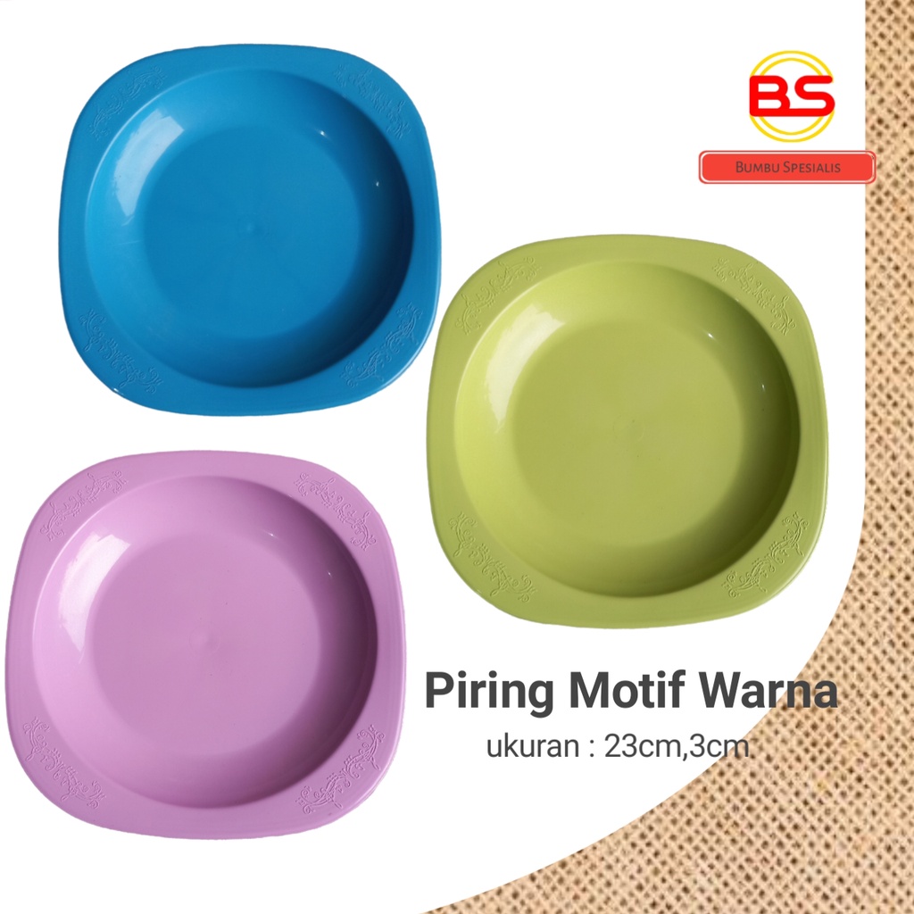 Piring Plastik / Piring Plastik Serbaguna / Piring Bundar/ Piring Persegi