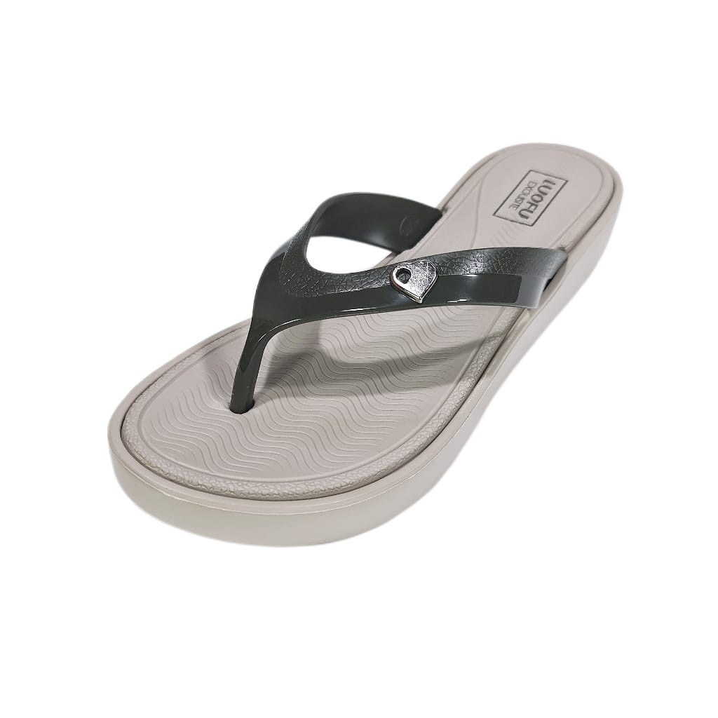 jelly sandal jepit wanita luofu karet import sendal cewek E7179M-J2W