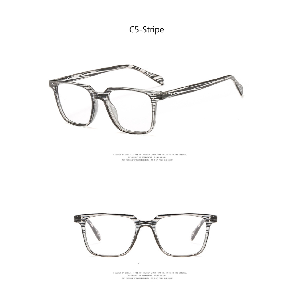 Fashion retro super light box men and women anti-blue light metal hinge glasses frame