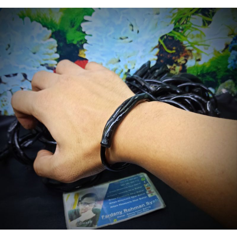 GELANG AKAR BAHAR HITAM ASLI PAPUA BERKUALITAS