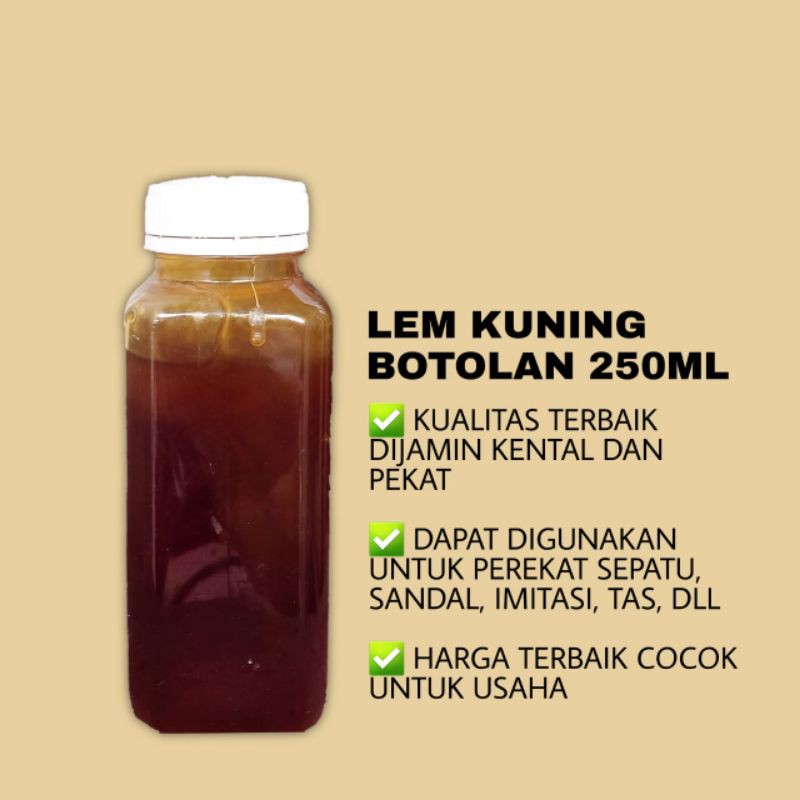 

LEM KUNING SUPER PEREKAT SERBAGUNA 250ML