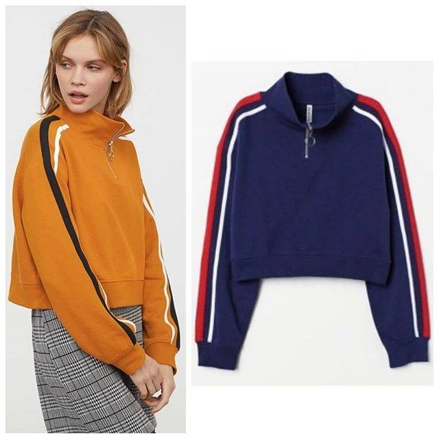 half zip sweatshirt h&m