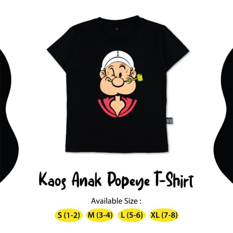 Kaos Anak Popeye