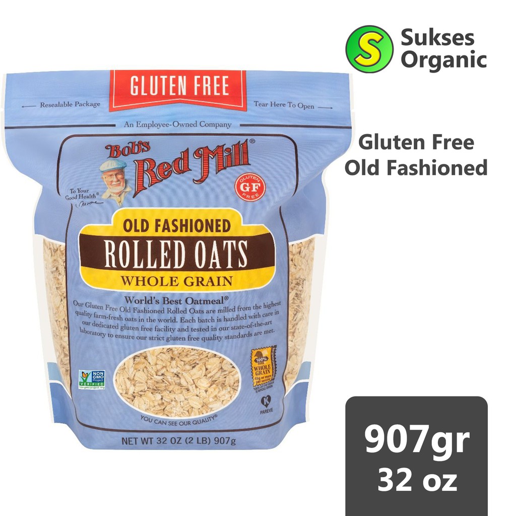 

Gluten Free Old Fashioned Rolled Oats | Bob's Red Mill | 907gr