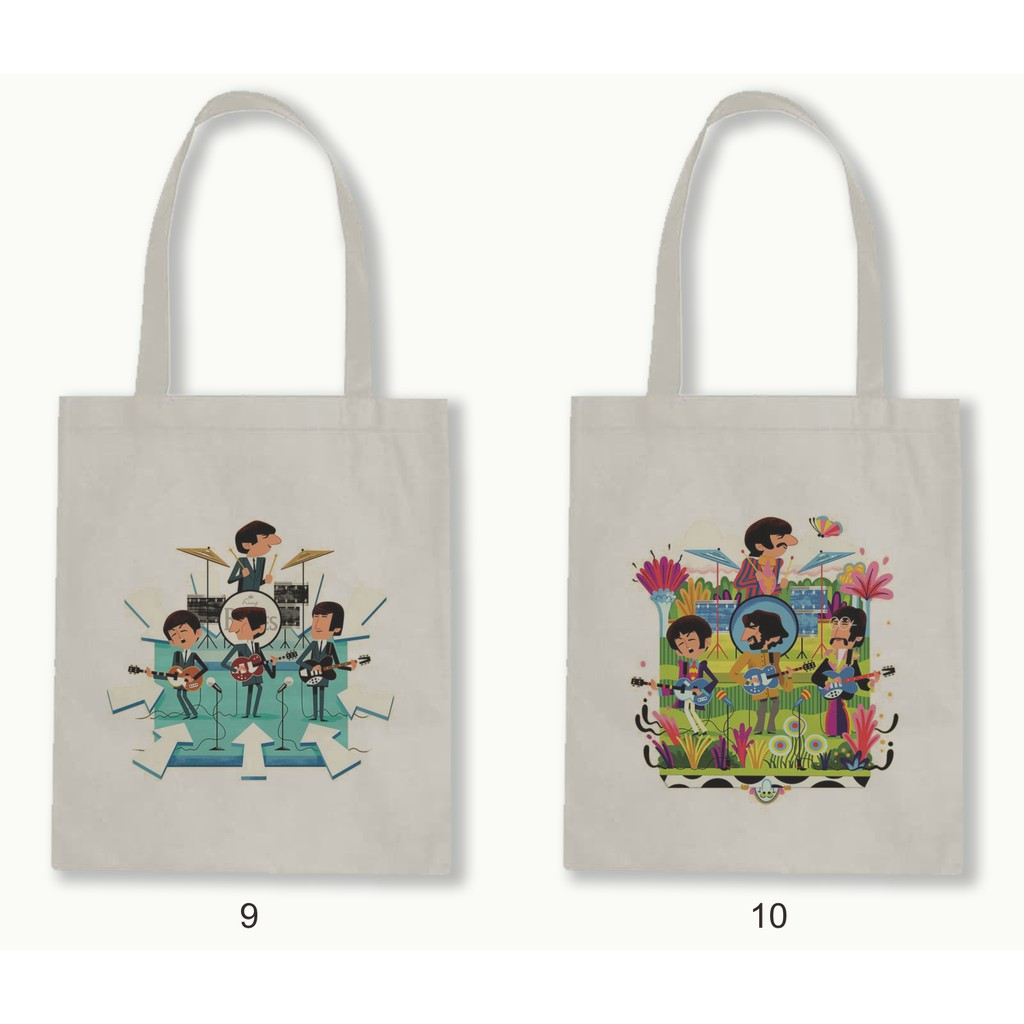 TOTE BAG RESLETING - THE BEATLES series.01