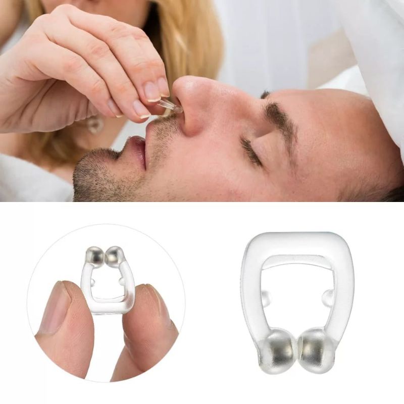 hokkiterus21⭐⭐⭐⭐⭐ ALAT DENGKUR Magnetic Snore Stopper nose up clip clipper A001