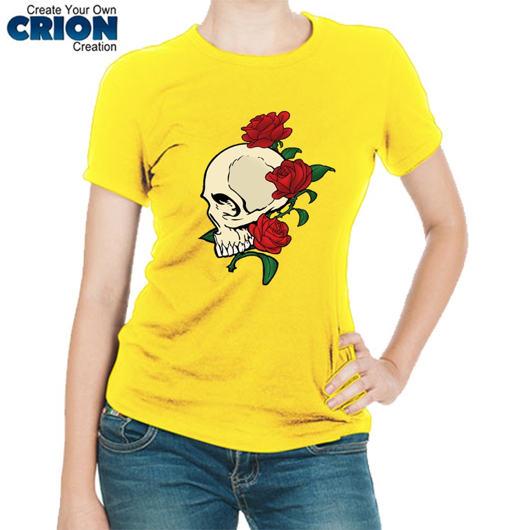 Kaos Ladies Halloween - Skull Rose - By Crion