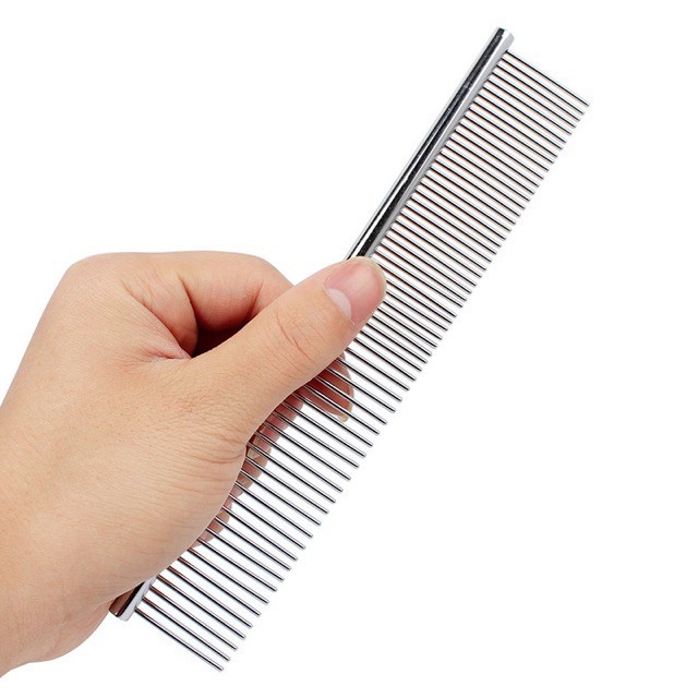 Sisir grooming Bahan Stainless steel Untuk Anjing / Kucing