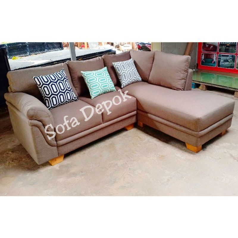 Sofa L minimalis terbaru sofa Depok