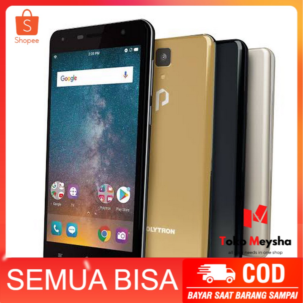 (2GB RAM) POLYTRON R250A ROCKET T7 - HP ANDROID 4G RAM 2GB/16GB