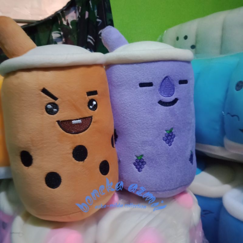 BONEKA BOBA BUBBLE MILK TEA KATAKTER BTS