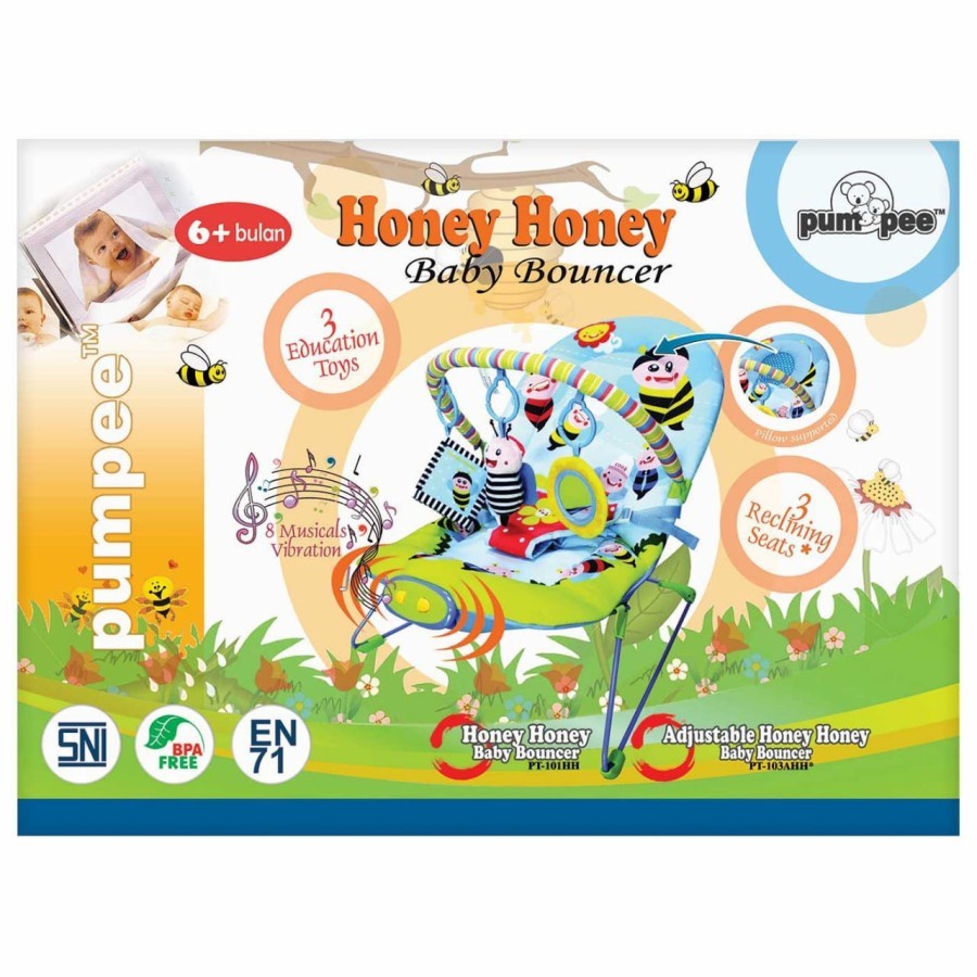 PUMPEE BABY BOUNCER / KURSI SANTAI BAYI / TEMPAT DUDUK BAYI (05-1232)