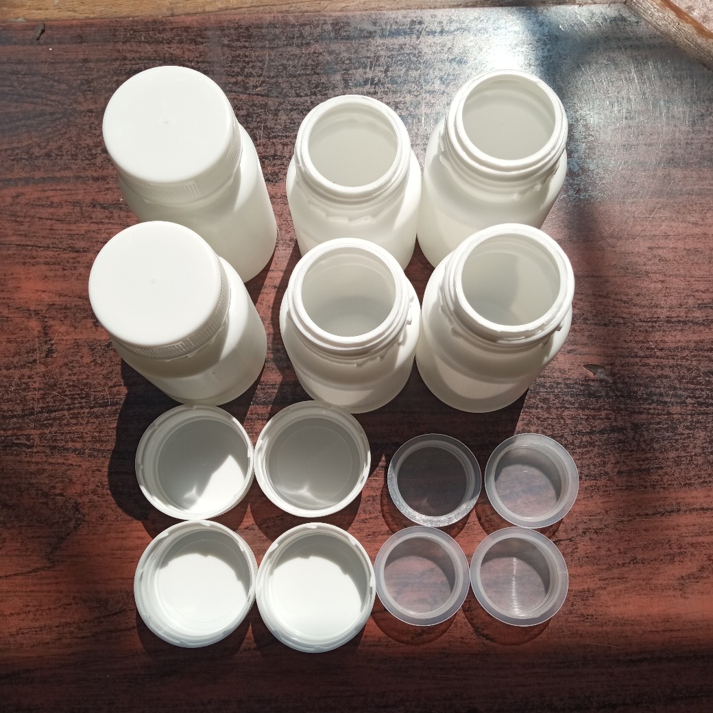 Botol Hdpe 100 Ml / Botol Kapsul 80 / Botol Putih Susu / Boto Ester C