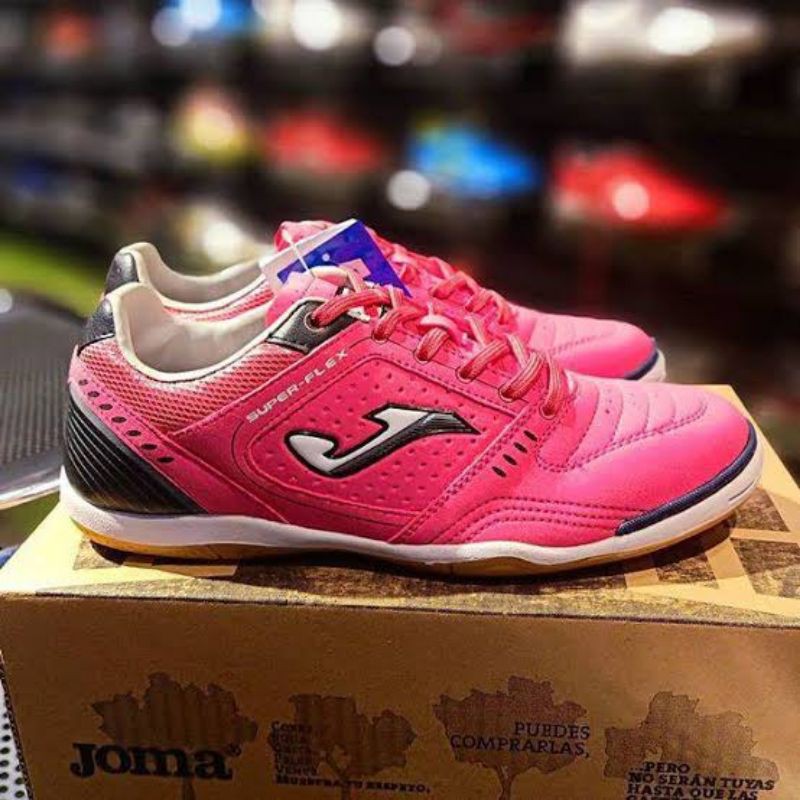 Sepatu futsal joma Original  SUPERFLEX 910 In Pink