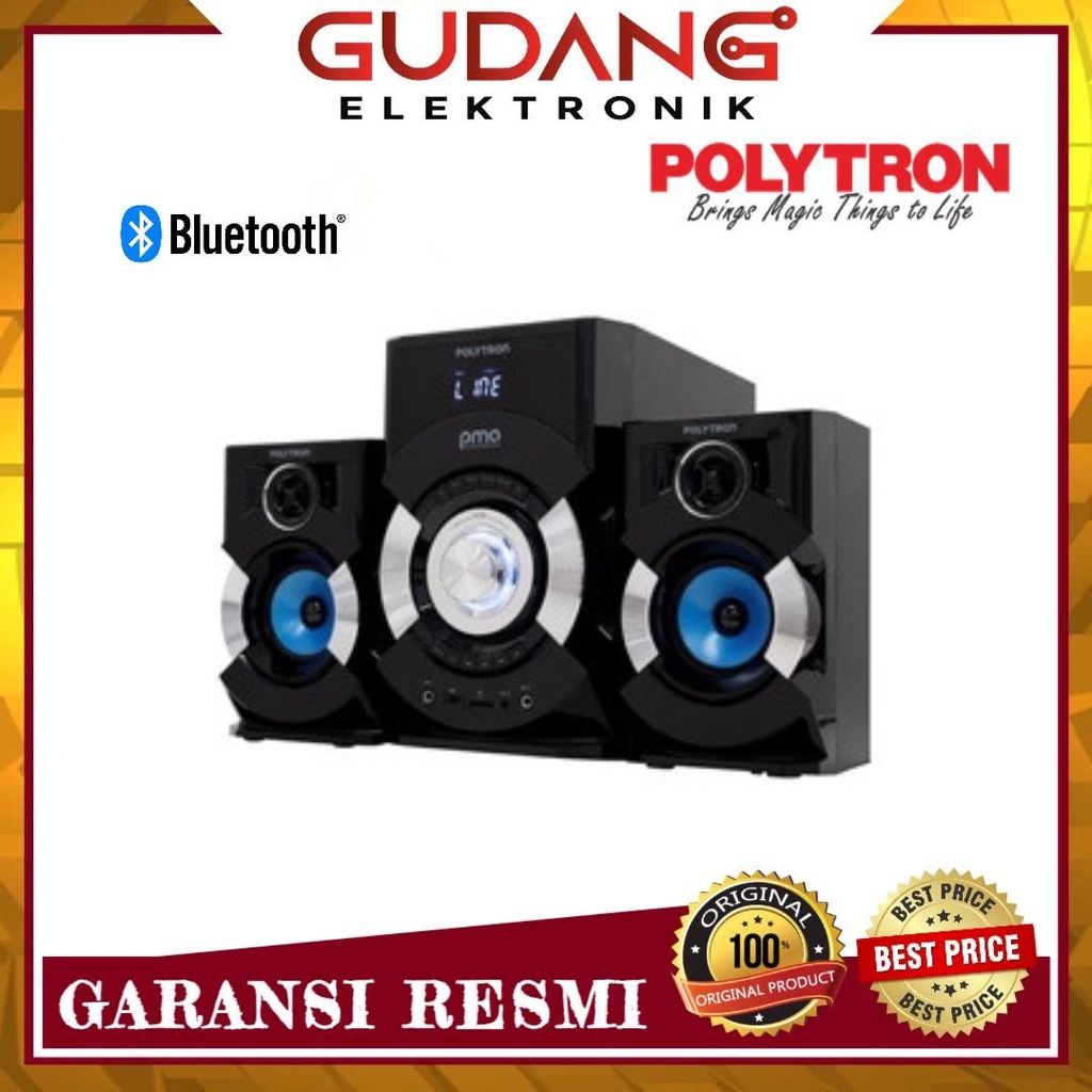 SPEAKER AKTIF POLYTRON PMA 9507 BA POLYTRON PMA-9507BA BLUETOOTH