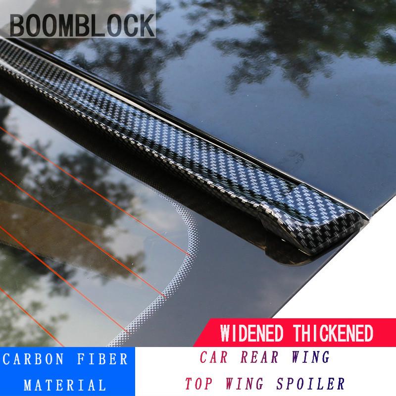 Stiker Spoiler Carbon Fiber 3D Untuk Atap Mobil