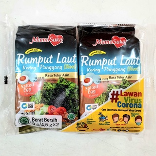 Jual Mama Suka Nori Rumput Laut Panggang Salted Egg X G Shopee Indonesia