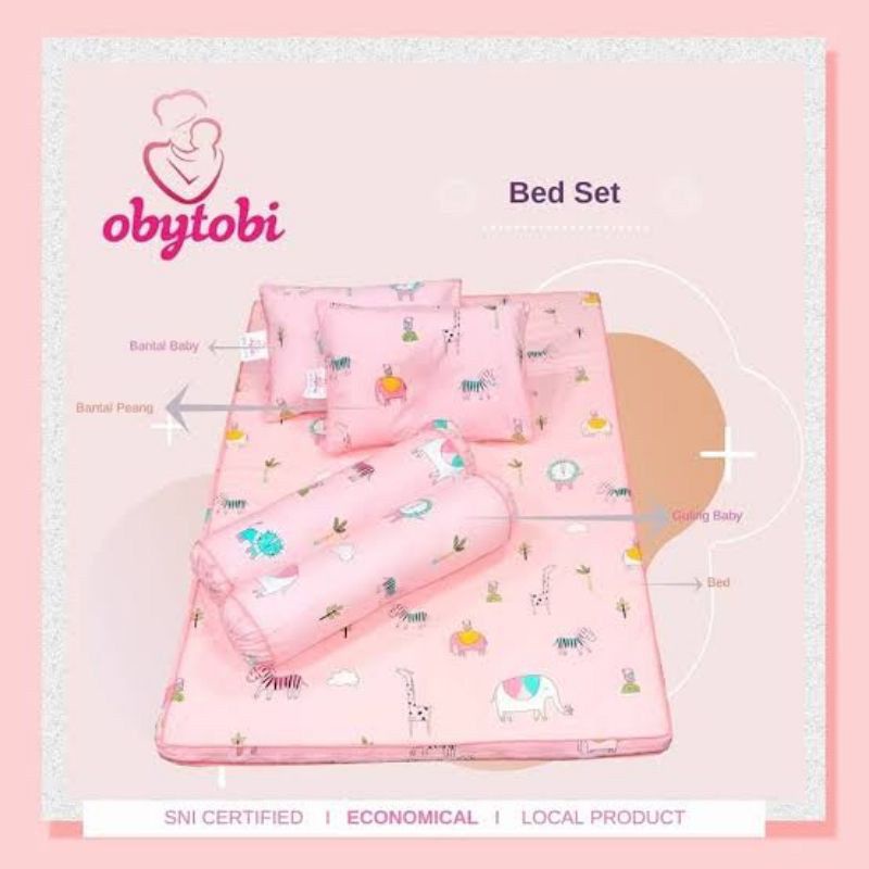 Obytobi Bed Set OB-034-B - Kasur Set Bayi