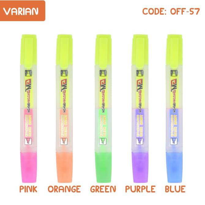 ALAT TULIS HIGHLIGHTER PEN STABILLO TWIN HEAD