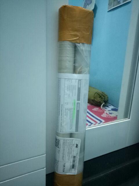 Meth Wps581 Linen Green Soft Polos Hijau Muda Wallpaper Sticker Wal Paper Dinding Stiker Dinding