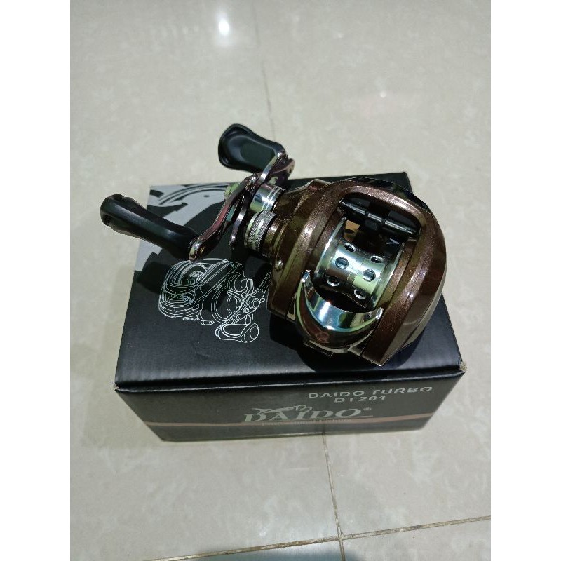 Reel pancing BC  DAIDO TURBO DT201 handle kiri
