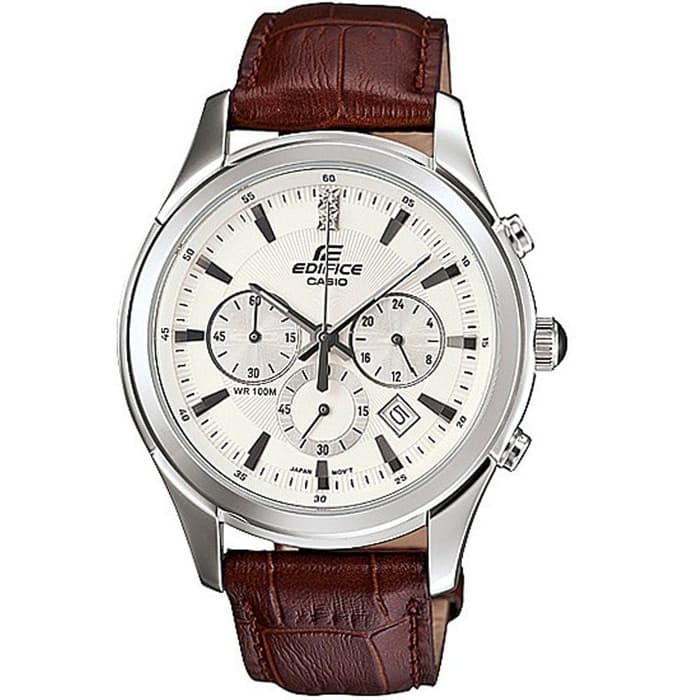 Casio EDIFICE EFR-517L-7AVDF - Jam Tangan Pria - Silver