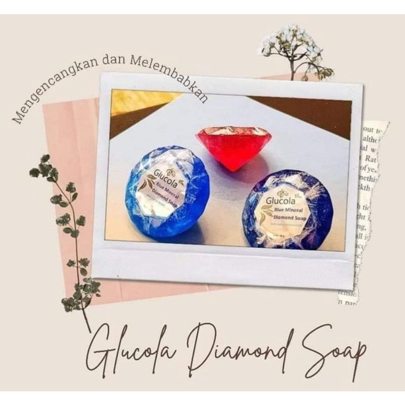 Glucola Diamond Soap / Sabun Wajah / Sabun Kecantikan Original MCI