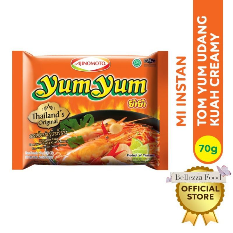 

Mie Instan Yumyum Tomyum kuah udang creamy 70 Gr